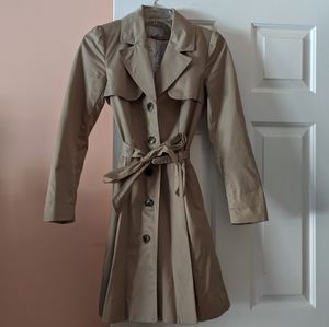 H&M Tan Belted Trench Coat